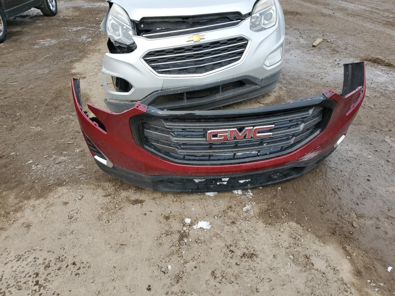 2018 GMC Terrain VIN 3GKALTEVXJL341089 Copart auction photo, all over damage thumbnail 13