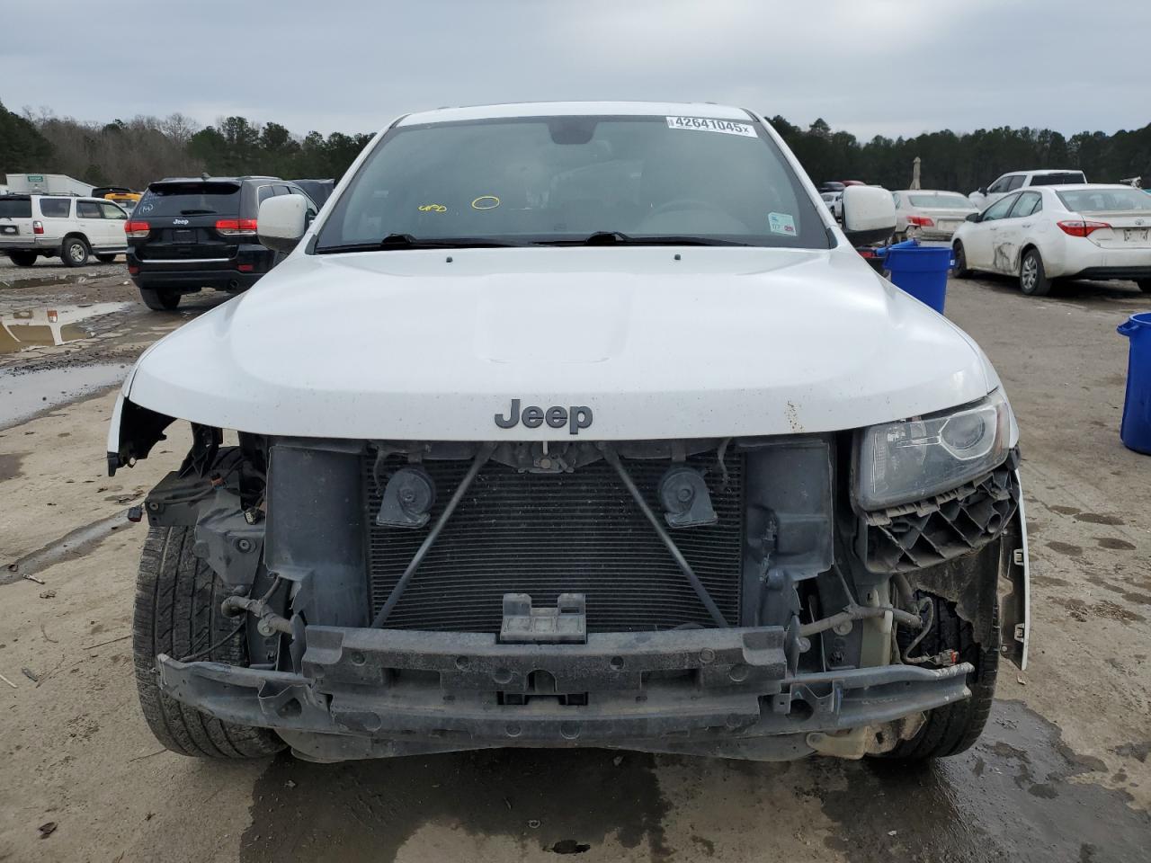 2015 Jeep Grand Cherokee VIN 1C4RJEAG6FC614006 Copart auction photo, front end damage thumbnail 5