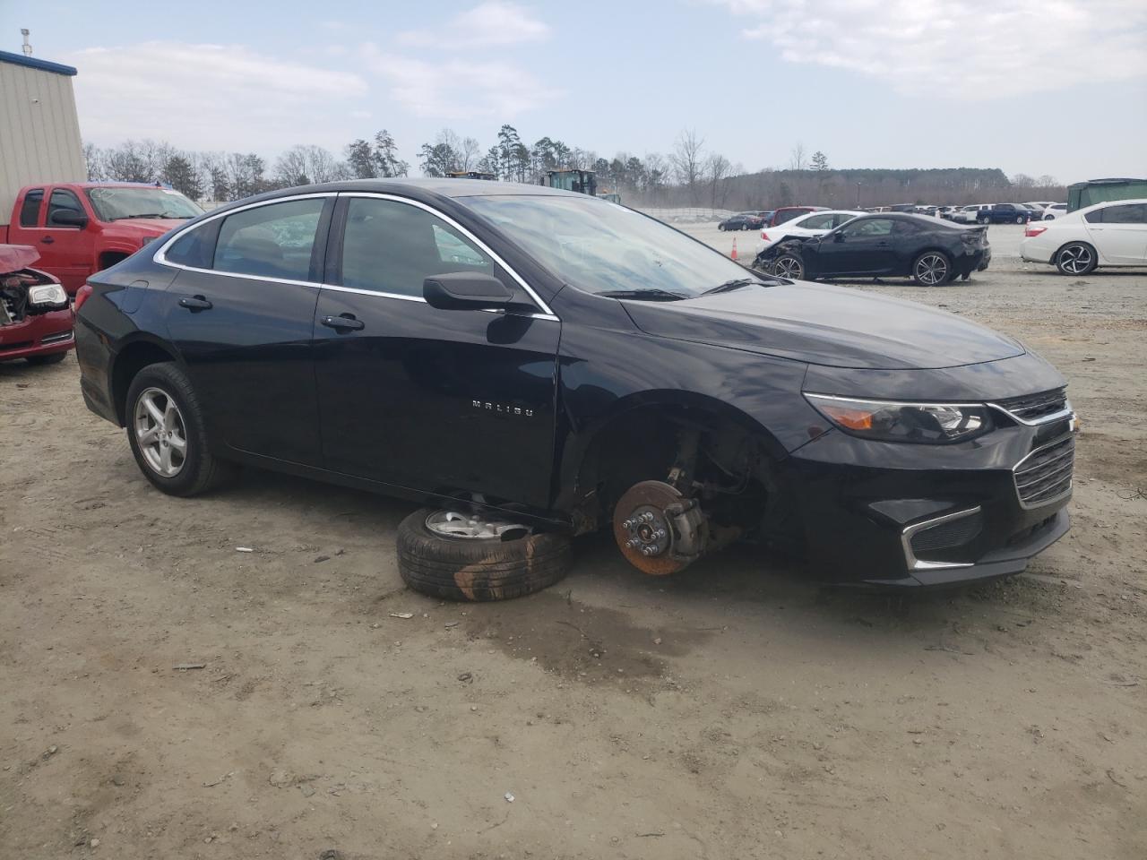 2016 Chevrolet Malibu VIN 1G1ZB5ST3GF301867 Copart auction photo, undercarriage damage thumbnail 4