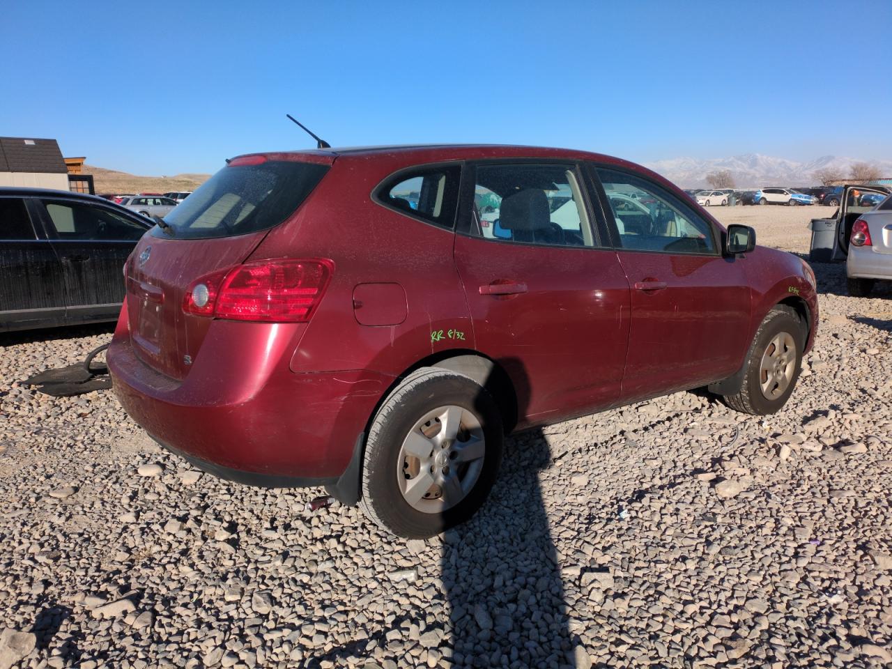 2009 Nissan Rogue VIN JN8AS58TX9W051028 Copart auction photo, front end damage thumbnail 3