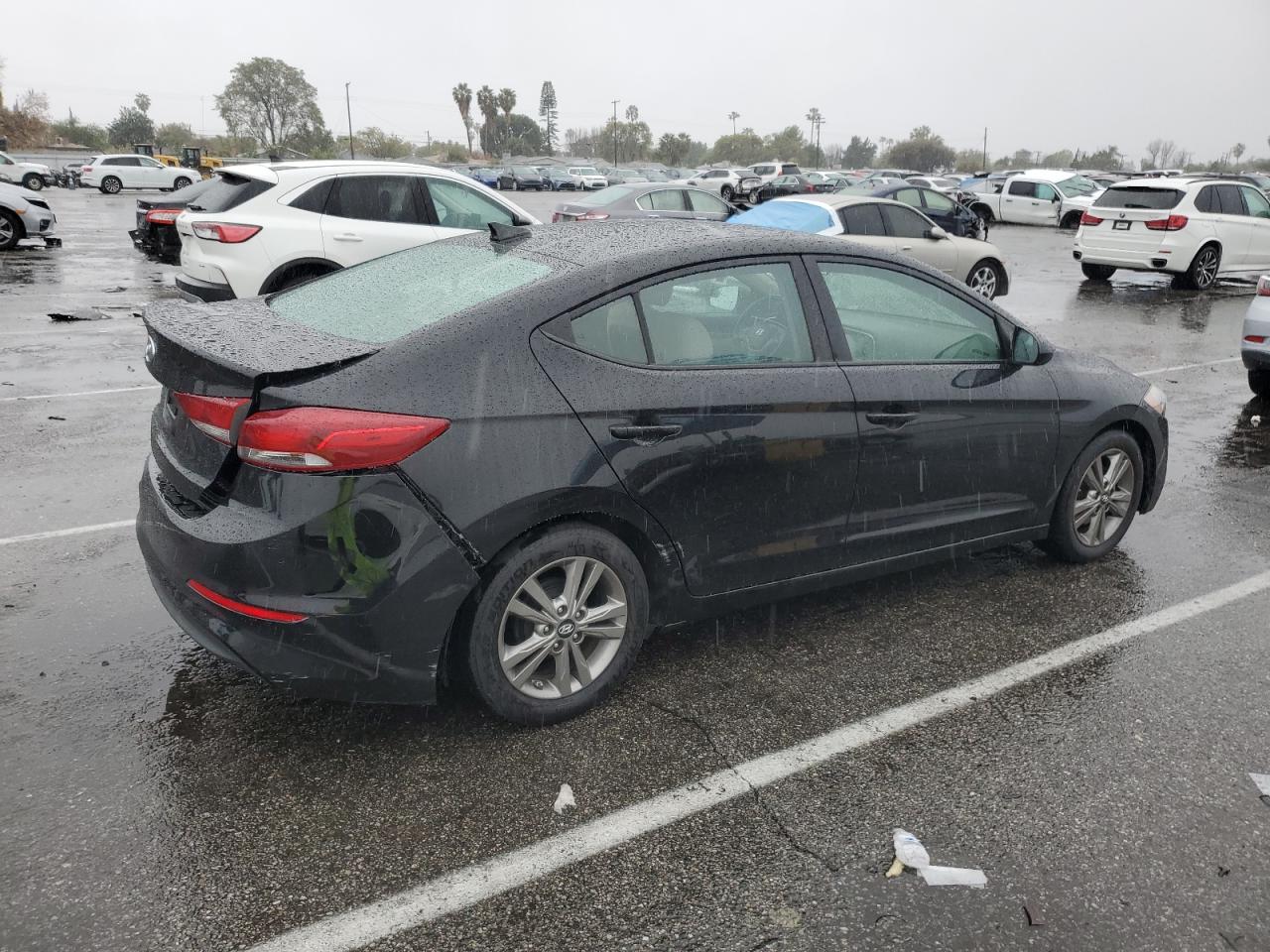 2017 Hyundai Elantra VIN 5NPD84LF6HH176695 Copart auction photo, rear end damage thumbnail 3