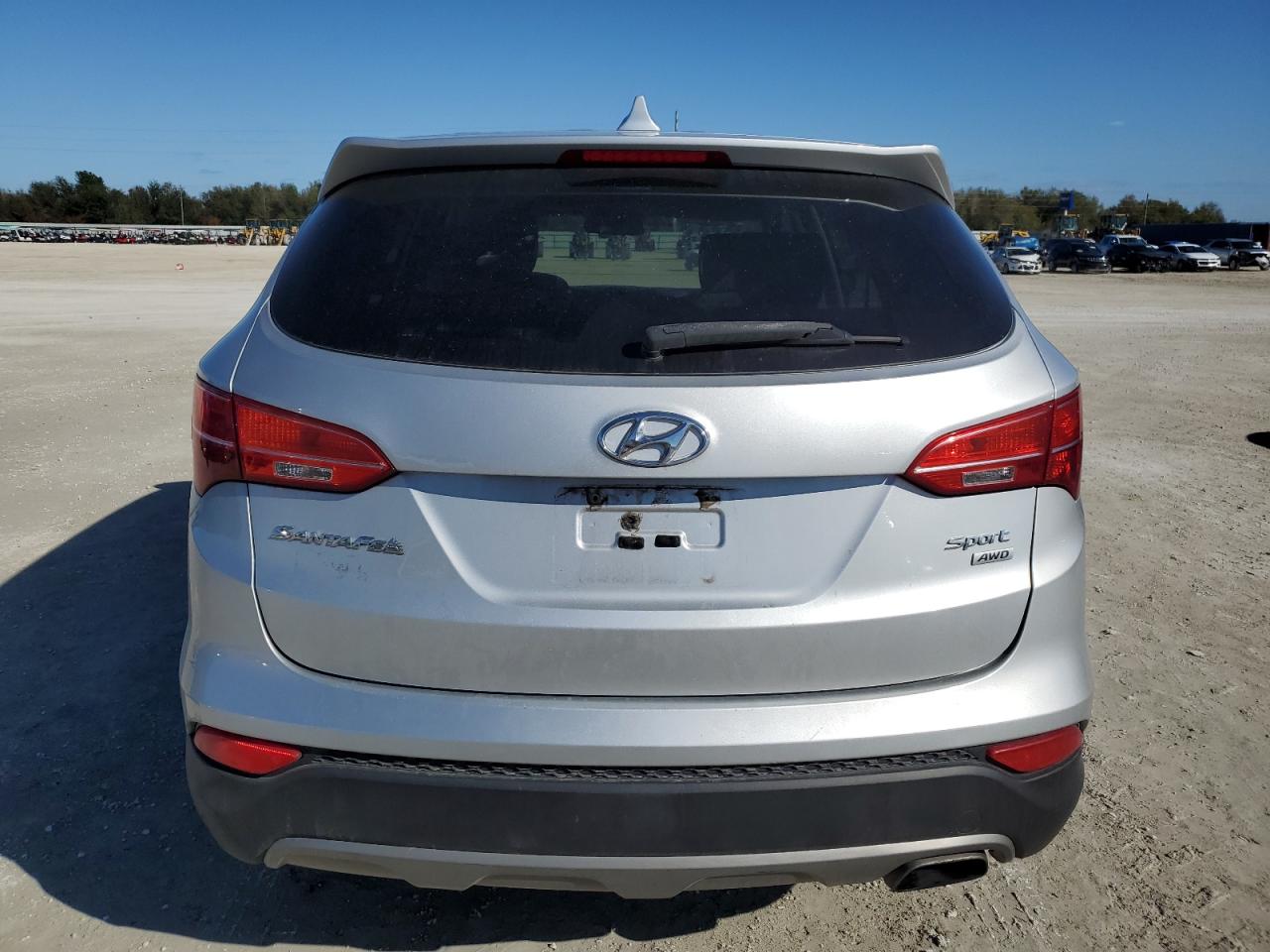 2015 Hyundai Santa Fe VIN 5XYZTDLB9FG280488 Copart auction photo, side / front end damage thumbnail 6