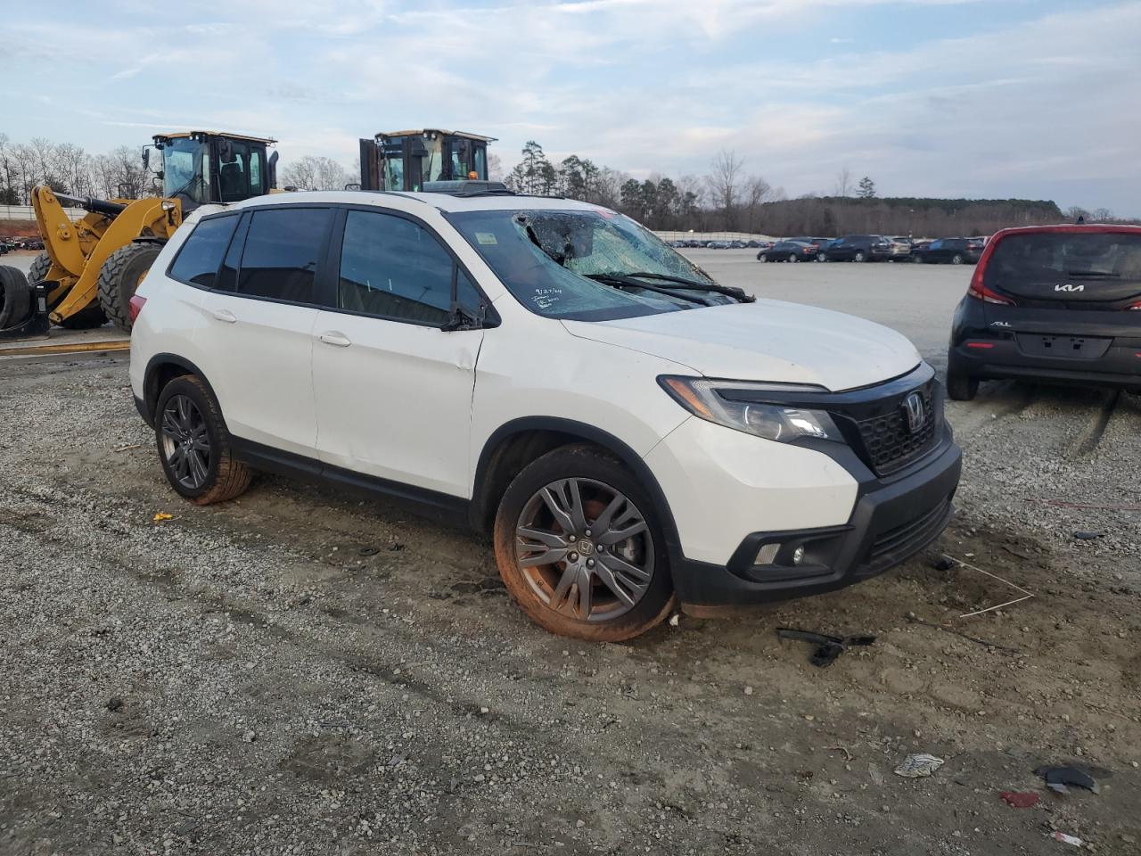 2019 Honda Passport VIN 5FNYF7H52KB009328 Copart auction photo, top/roof damage thumbnail 4