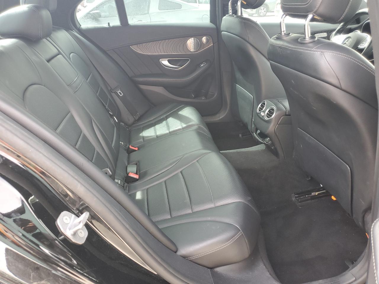 2017 Mercedes-Benz C-klasse VIN 55SWF4JB3HU206263 Copart auction photo, rear end / hail damage thumbnail 10