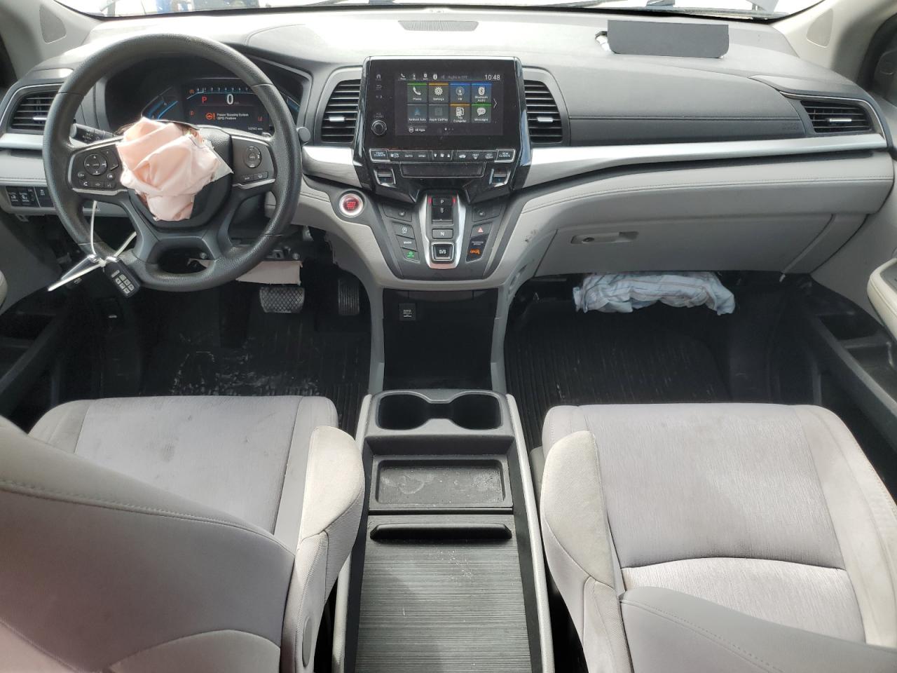 2020 Honda Odyssey VIN 5FNRL6H51LB000659 Copart auction photo, front end / minor dent/scratches damage thumbnail 8