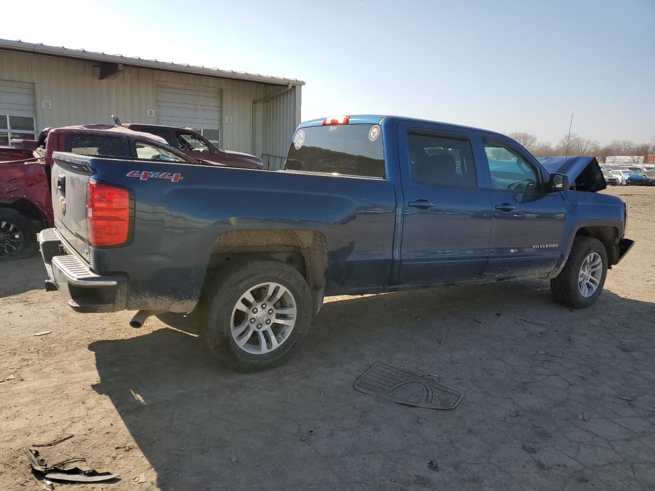 2017 Chevrolet Silverado VIN 3GCUKREC0HG165542 Copart auction photo, front end damage thumbnail 3