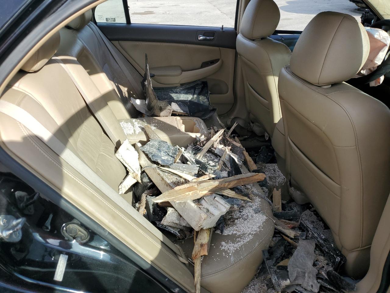 2007 Honda Accord VIN 1HGCM66597A083473 Copart auction photo, front end / side damage thumbnail 10