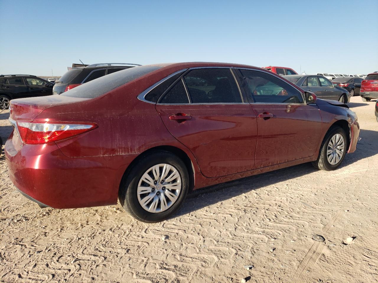 2017 Toyota Camry VIN 4T1BF1FK9HU677053 Copart auction photo, all over damage thumbnail 3