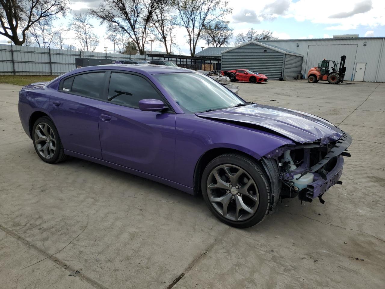 2016 Dodge Charger VIN 2C3CDXHG3GH140565 Copart auction photo, front end / rear end damage thumbnail 4
