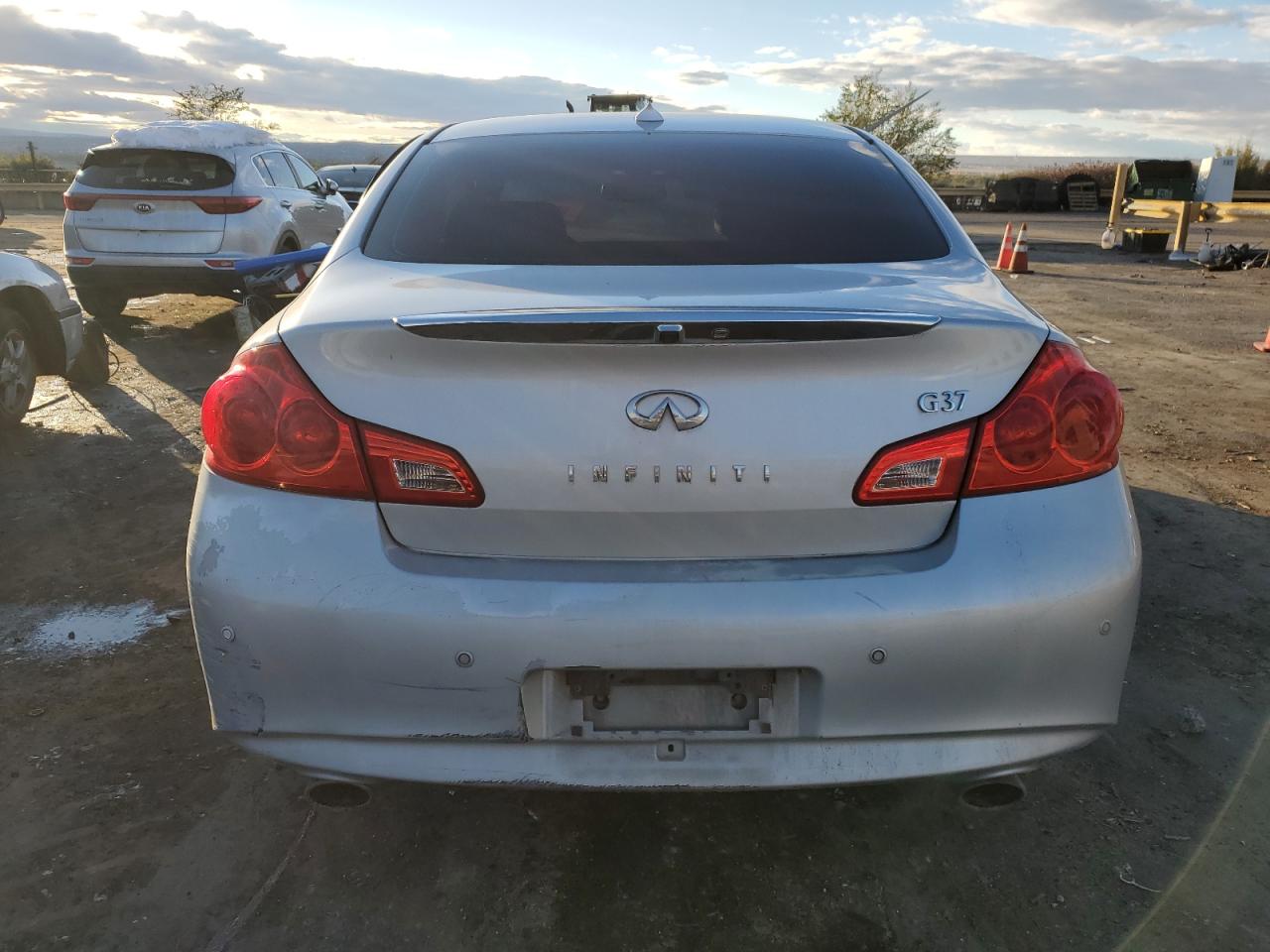 2011 Infiniti G VIN JN1CV6AP8BM303250 Copart auction photo, side damage thumbnail 6