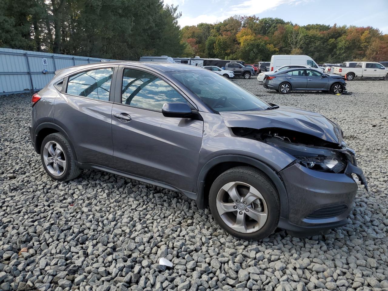 2022 Honda HR-V VIN 3CZRU6H39NM702622 Copart auction photo, front end damage thumbnail 4