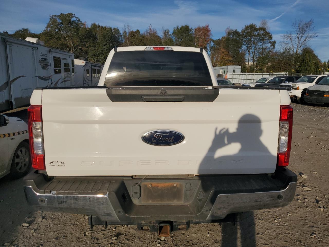 2019 Ford F250 VIN 1FT7W2BT4KEF87227 Copart auction photo, front end / side damage thumbnail 6