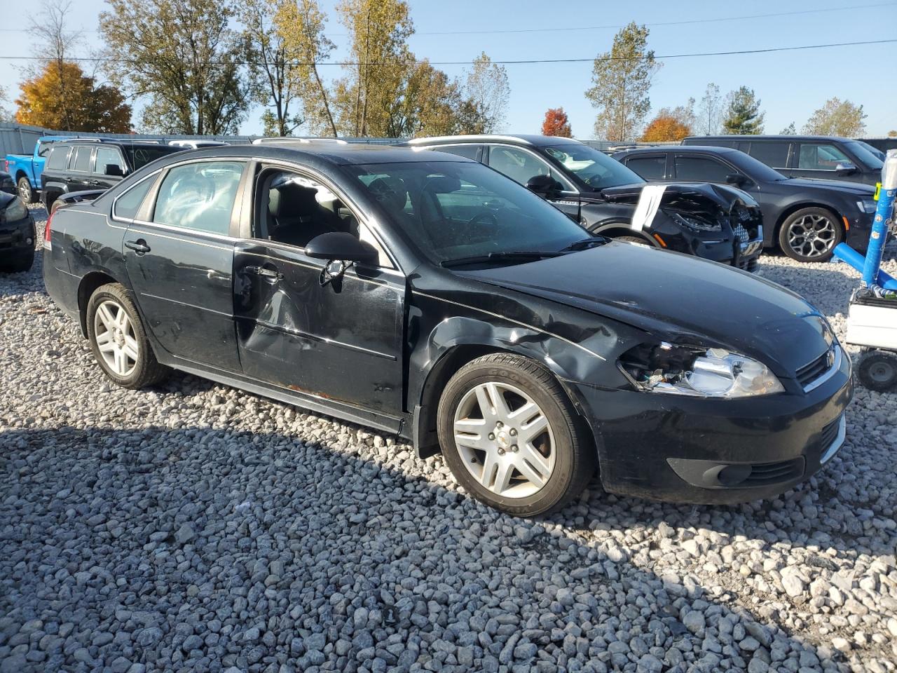 2010 Chevrolet Impala VIN 2G1WB5EK1A1182480 Copart auction photo, front end / side damage thumbnail 4
