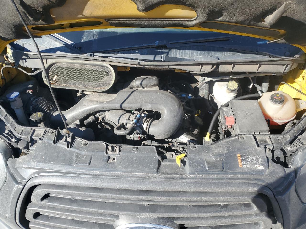 2015 Ford Transit VIN 1FTNR1CM0FKB19616 Copart auction photo, rear end / front end damage thumbnail 12