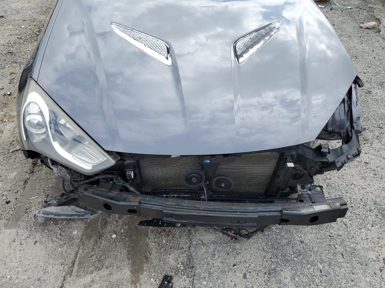2014 Hyundai Genesis VIN KMHHU6KJ5EU116824 Copart auction photo, front end damage thumbnail 11