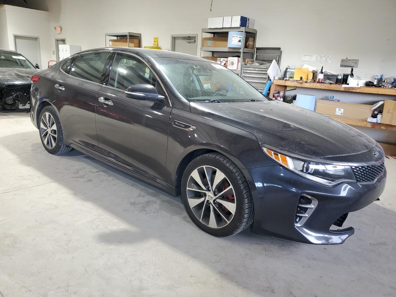2016 KIA Optima VIN 5XXGW4L23GG082915 Copart auction photo, front end / rear end damage thumbnail 4