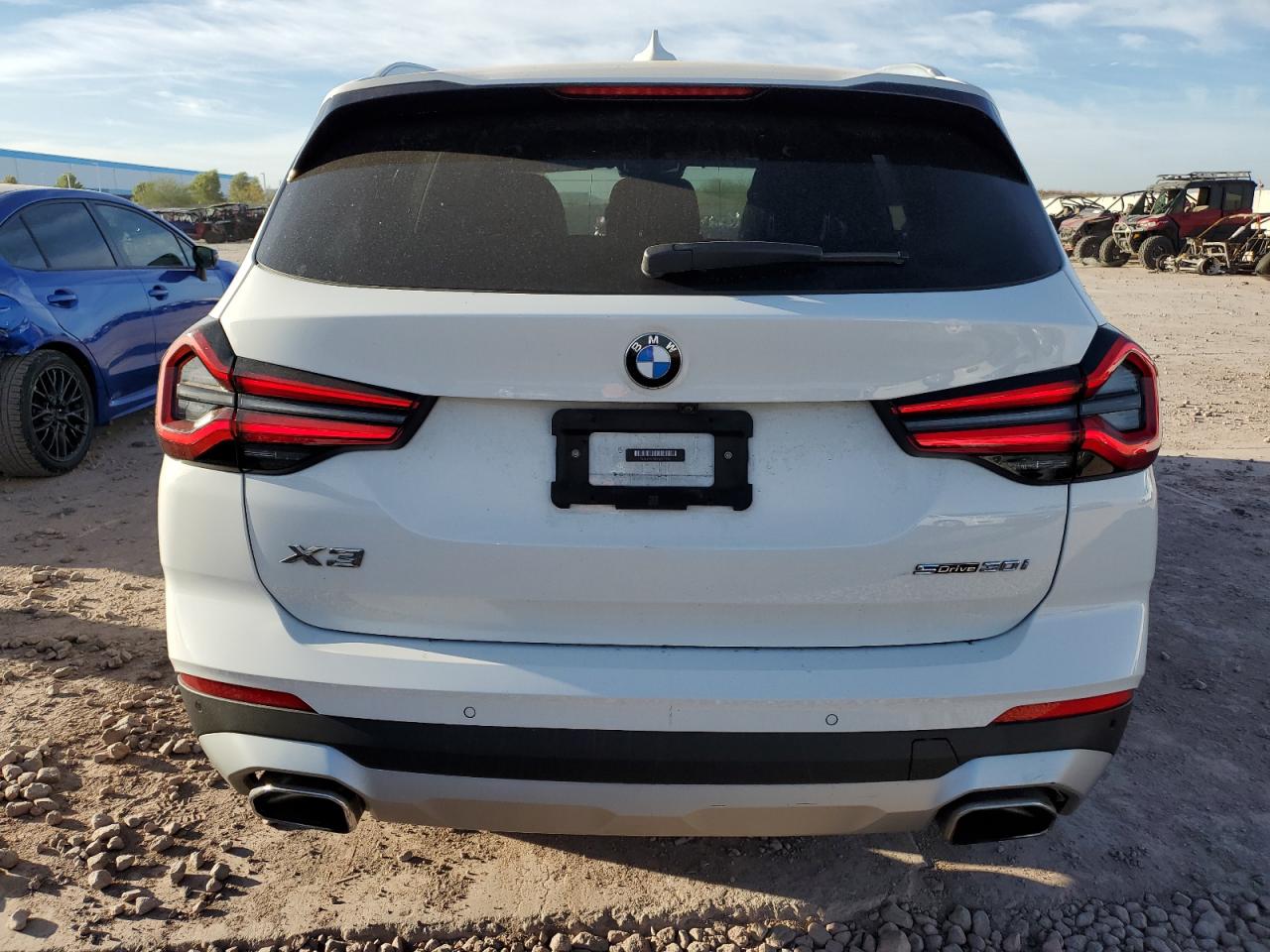 2022 BMW X3 VIN 5UX43DP09N9J15297 Copart auction photo, front end damage thumbnail 6