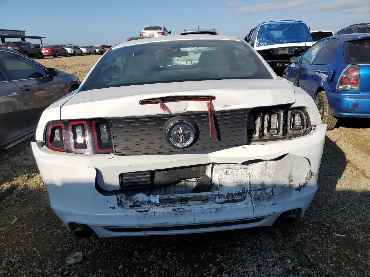 2014 Ford Mustang VIN 1ZVBP8AM8E5263350 Copart auction photo, rear end damage thumbnail 6