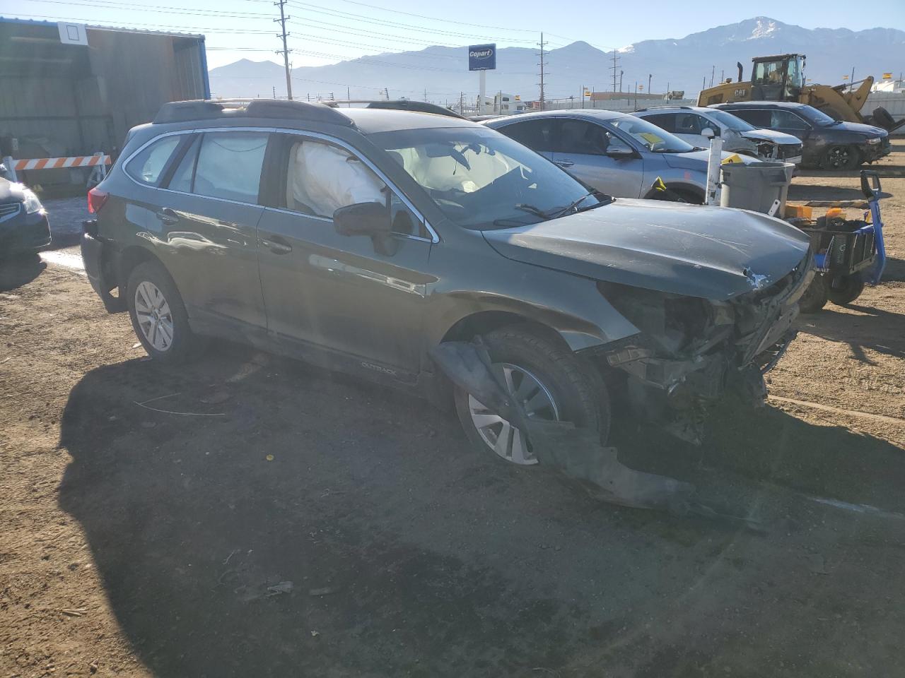 2018 Subaru Outback VIN 4S4BSAAC7J3208941 Copart auction photo, front end / rear end damage thumbnail 4