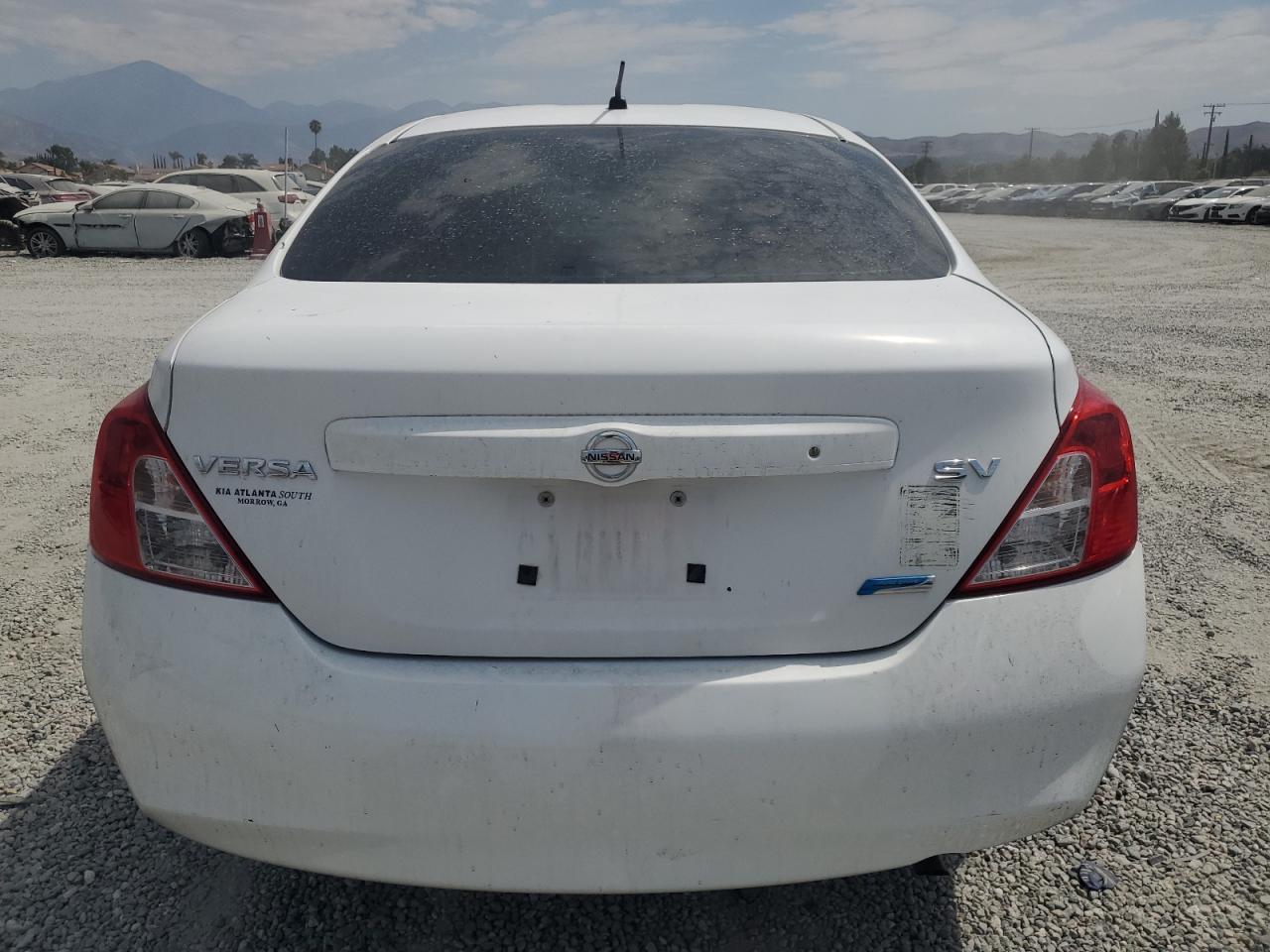 2012 Nissan Versa VIN 3N1CN7AP0CL895907 Copart auction photo, side / front end damage thumbnail 6