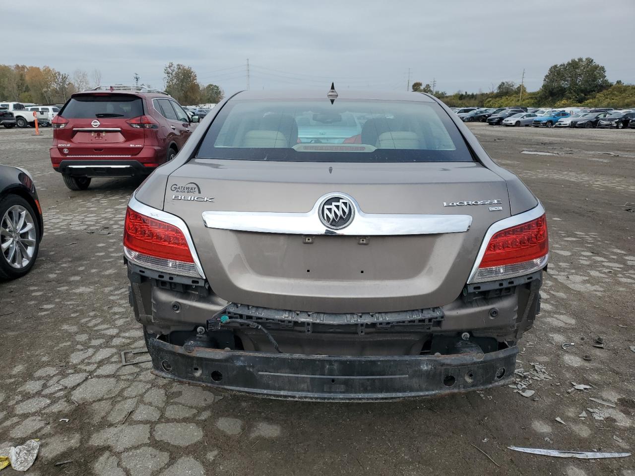 2011 Buick LaCrosse VIN 1G4GC5ED4BF325082 Copart auction photo, front end / rear end damage thumbnail 6