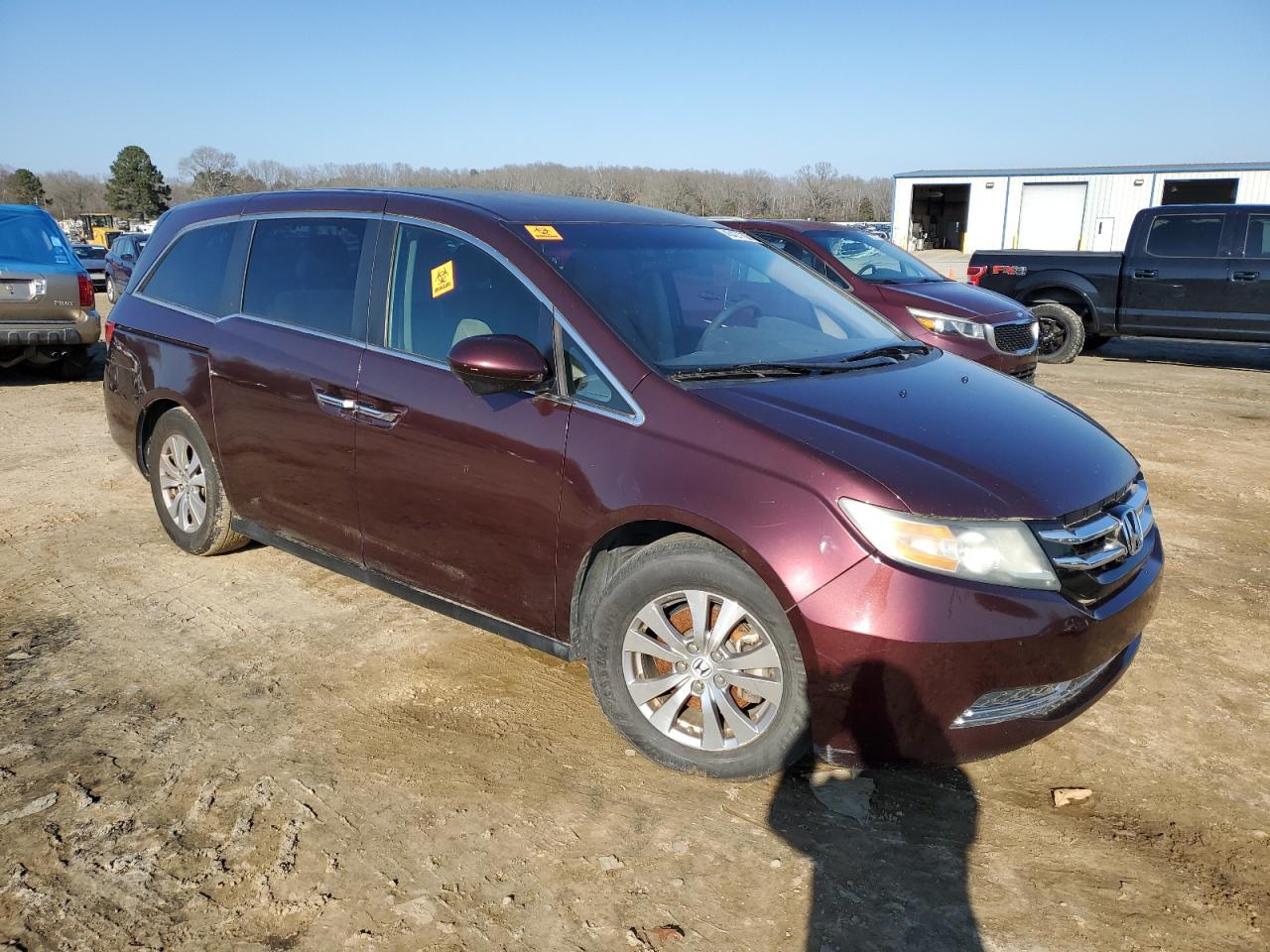 2014 Honda Odyssey VIN 5FNRL5H48EB053654 Copart auction photo, mechanical / minor dent/scratches damage thumbnail 4