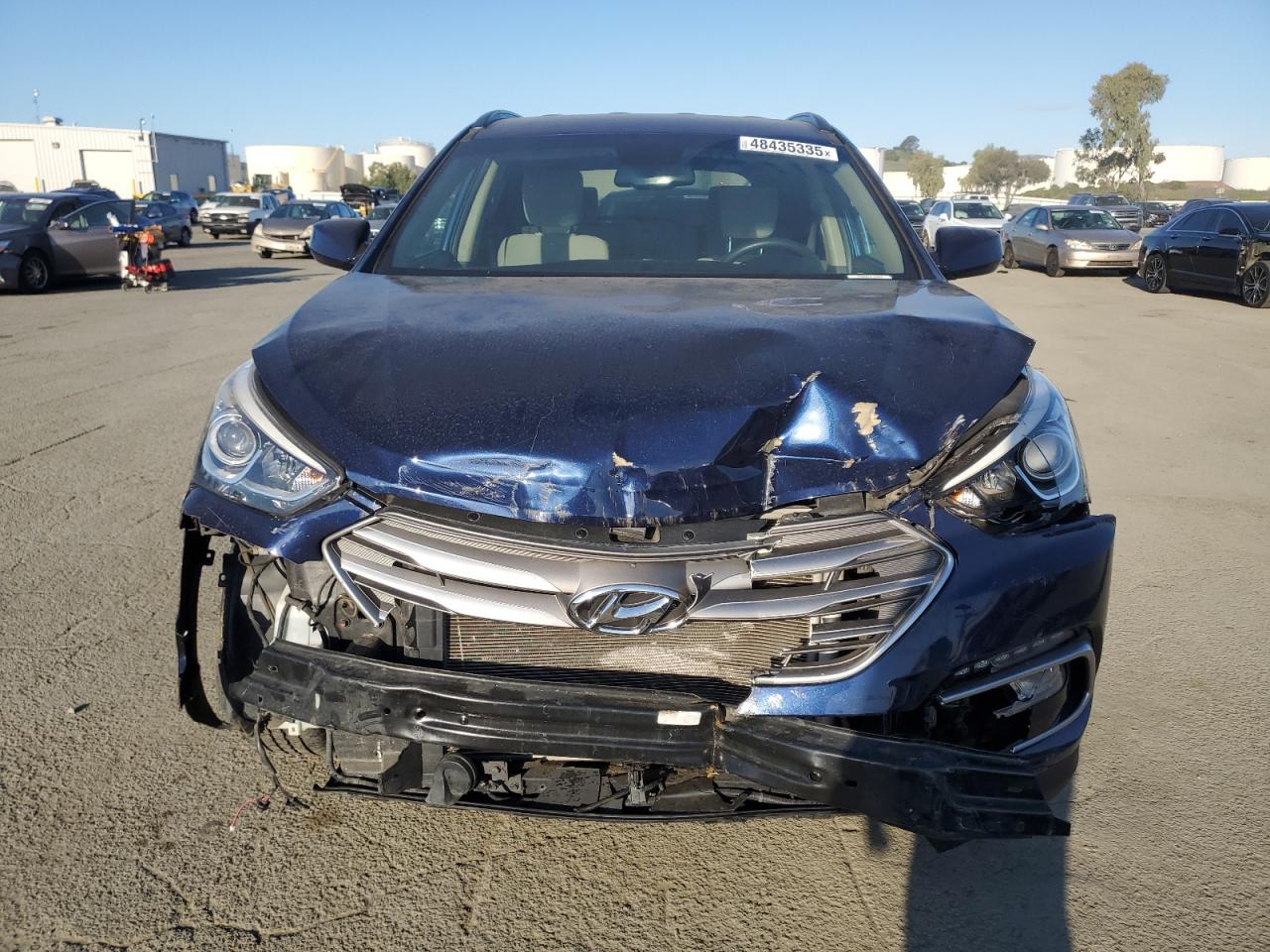 2017 Hyundai Santa Fe VIN 5XYZUDLB0HG483169 Copart auction photo, front end damage thumbnail 5