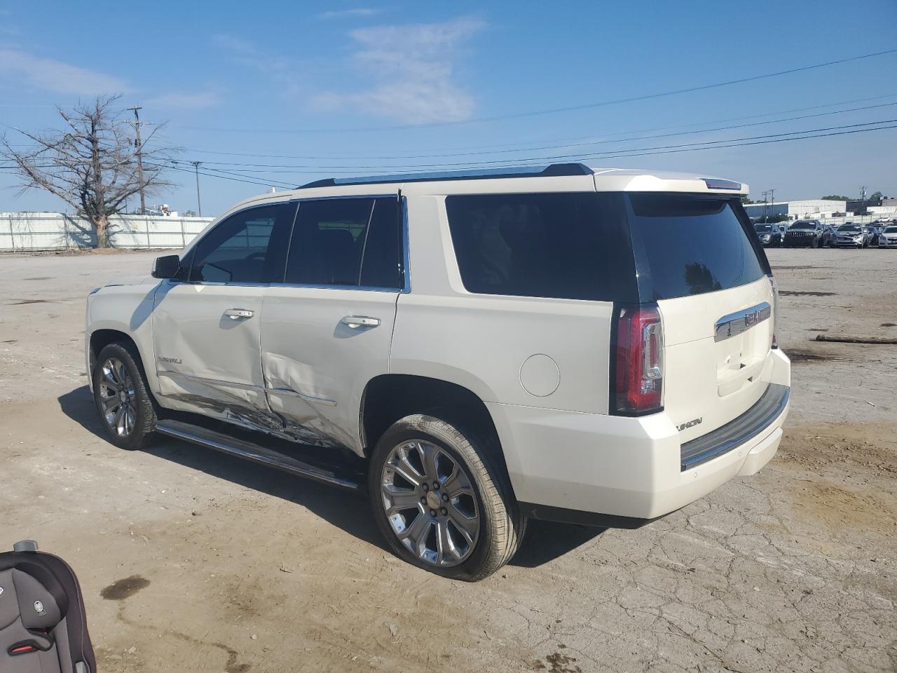 2015 GMC Yukon VIN 1GKS2CKJ9FR594736 Copart auction photo, side damage thumbnail 2