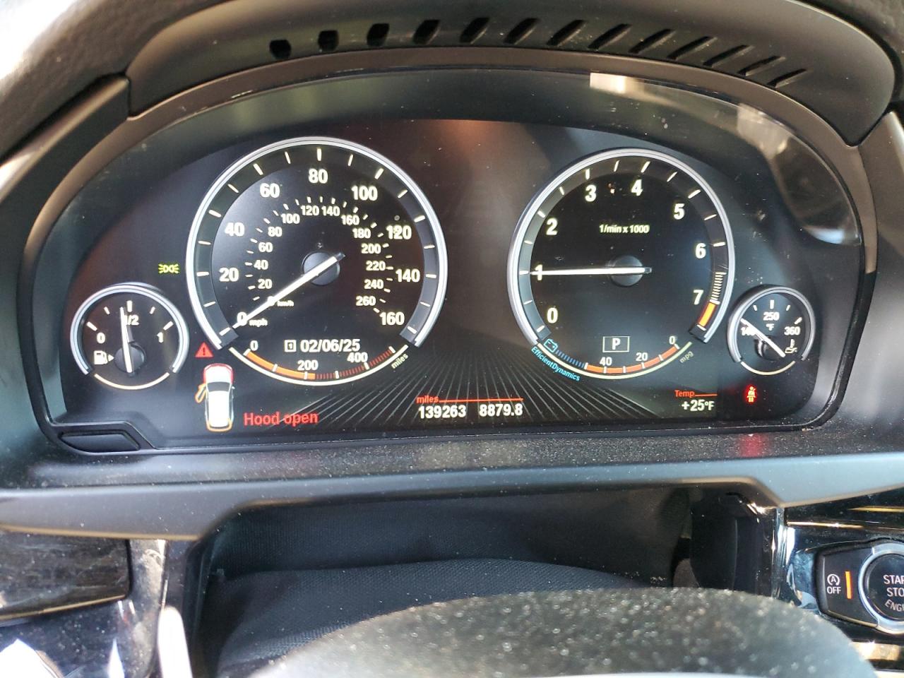 2017 BMW X5 VIN 5UXKR0C39H0V84302 Copart auction photo, front end damage thumbnail 9