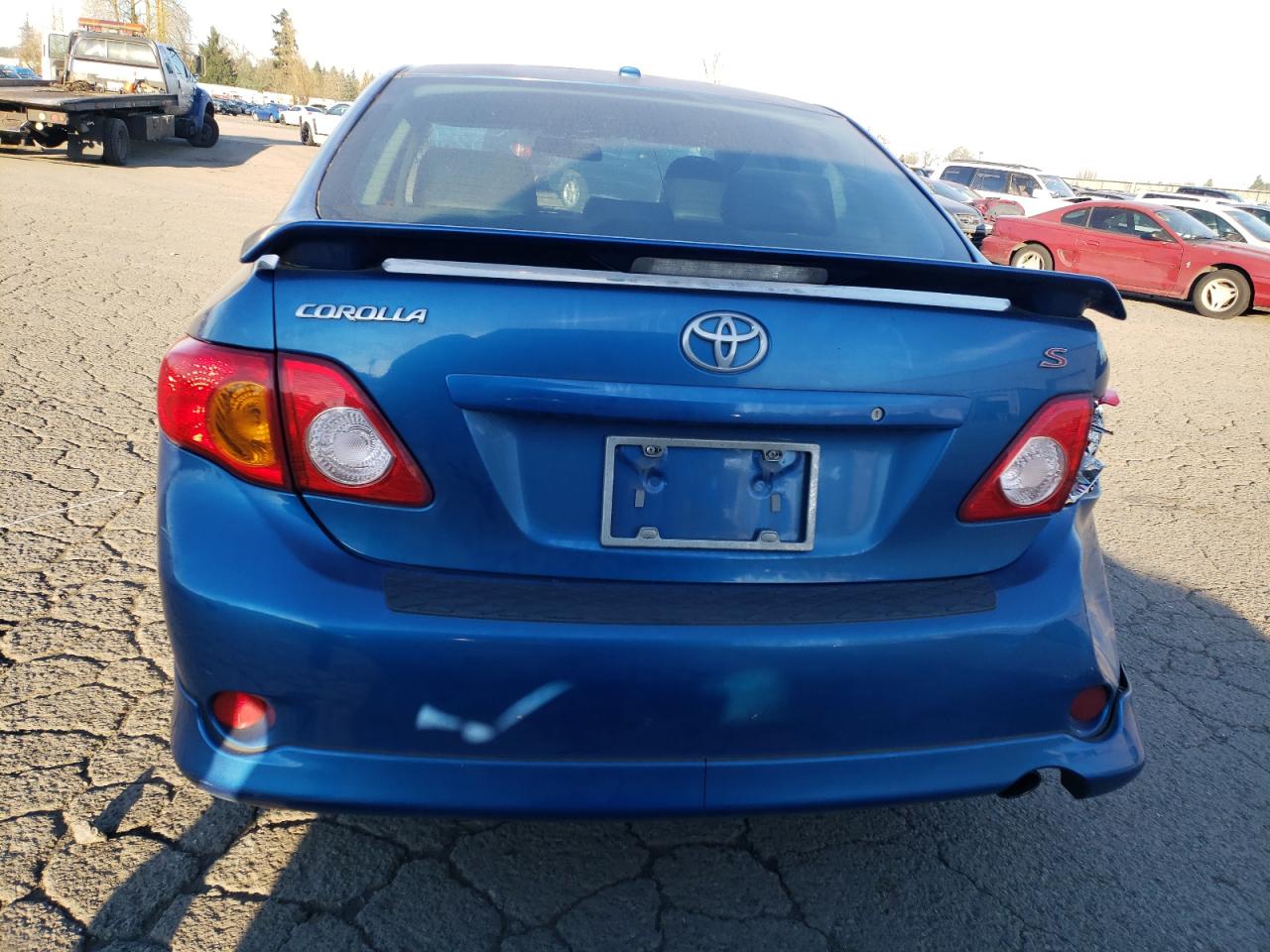 2009 Toyota Corolla VIN 1NXBU40E49Z050126 Copart auction photo, rear end damage thumbnail 6