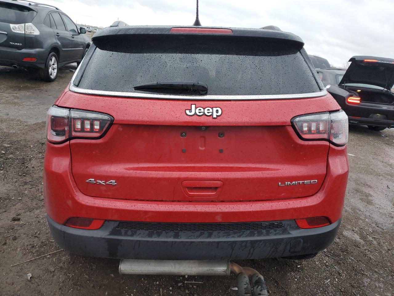2018 Jeep Compass VIN 3C4NJDCB1JT321072 Copart auction photo, front end / side damage thumbnail 6