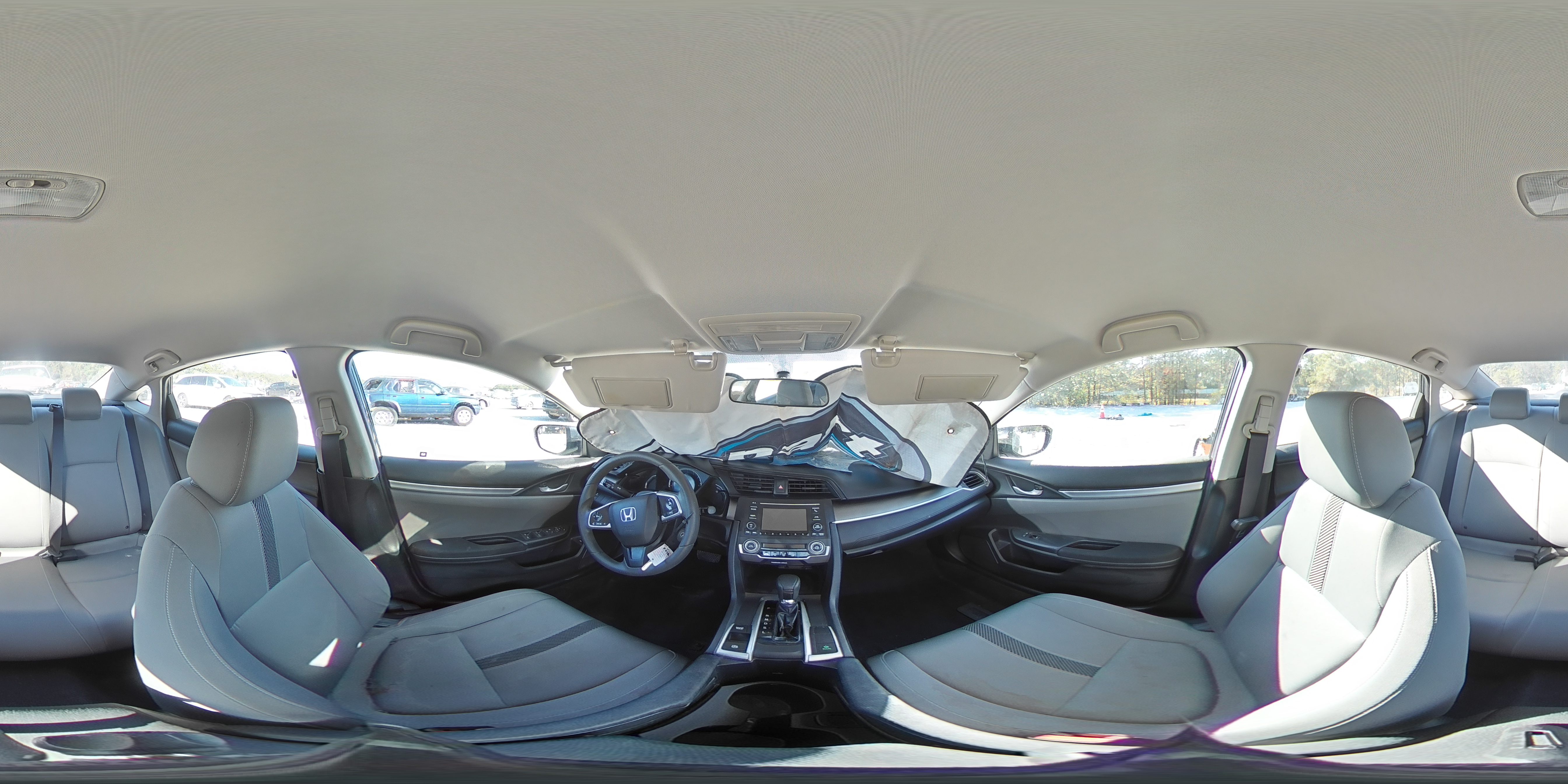 2017 Honda Civic VIN 19XFC2F5XHE021313 Copart auction photo, front end damage thumbnail 14