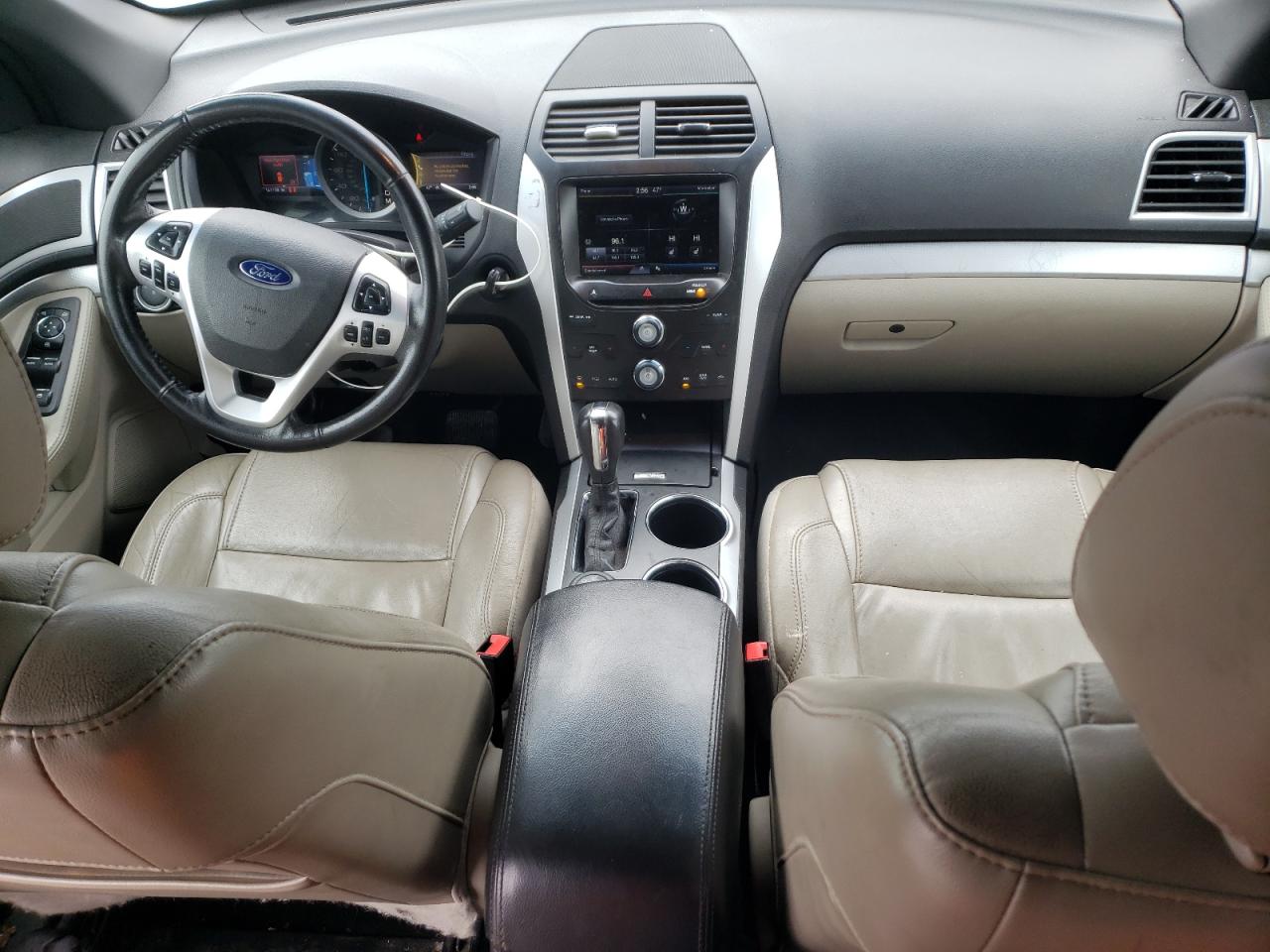 2013 Ford Explorer VIN 1FM5K8D87DGC92530 Copart auction photo, side / front end damage thumbnail 8