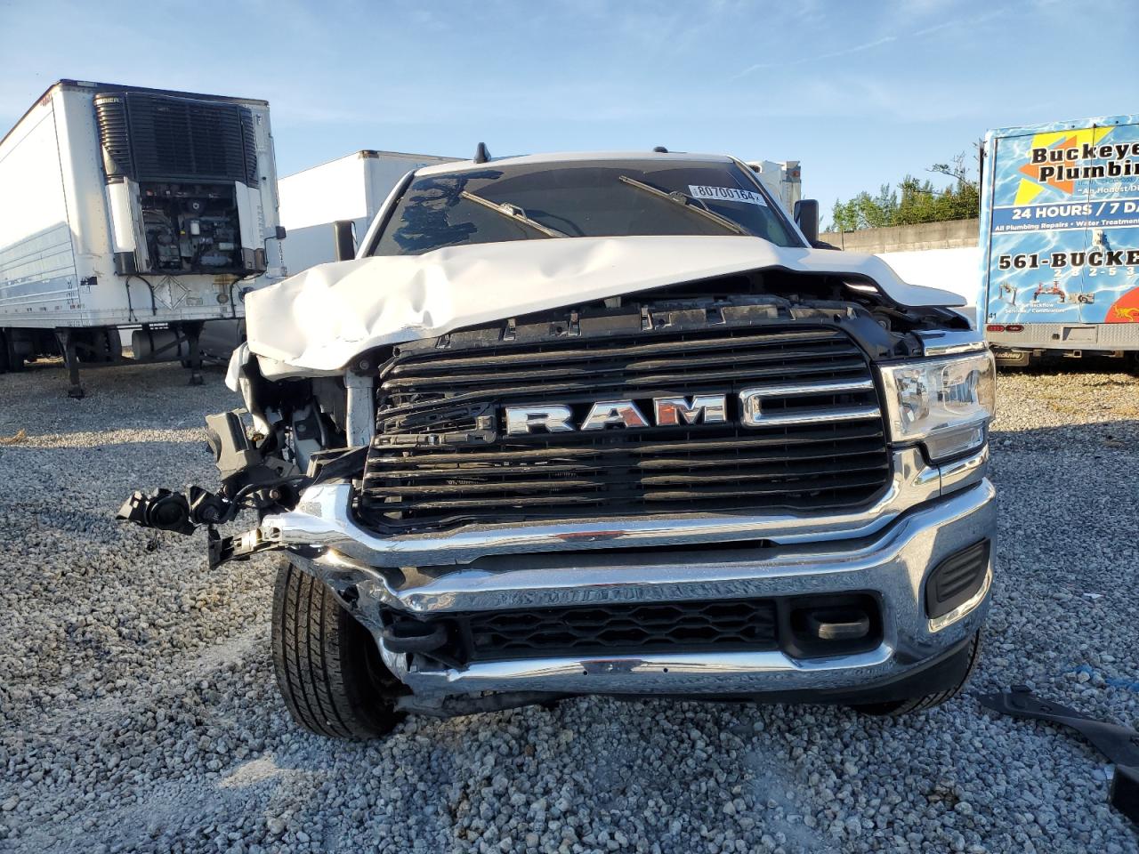 2021 RAM 2500 VIN 3C6UR5DL2MG555291 Copart auction photo, front end damage thumbnail 5