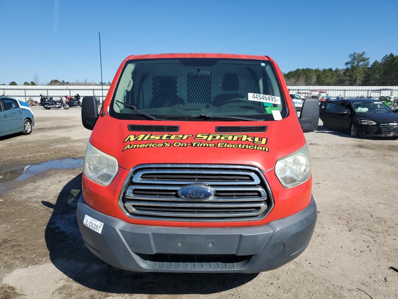 2015 Ford Transit VIN 1FTNR1ZM2FKA34218 Copart auction photo, side damage thumbnail 5
