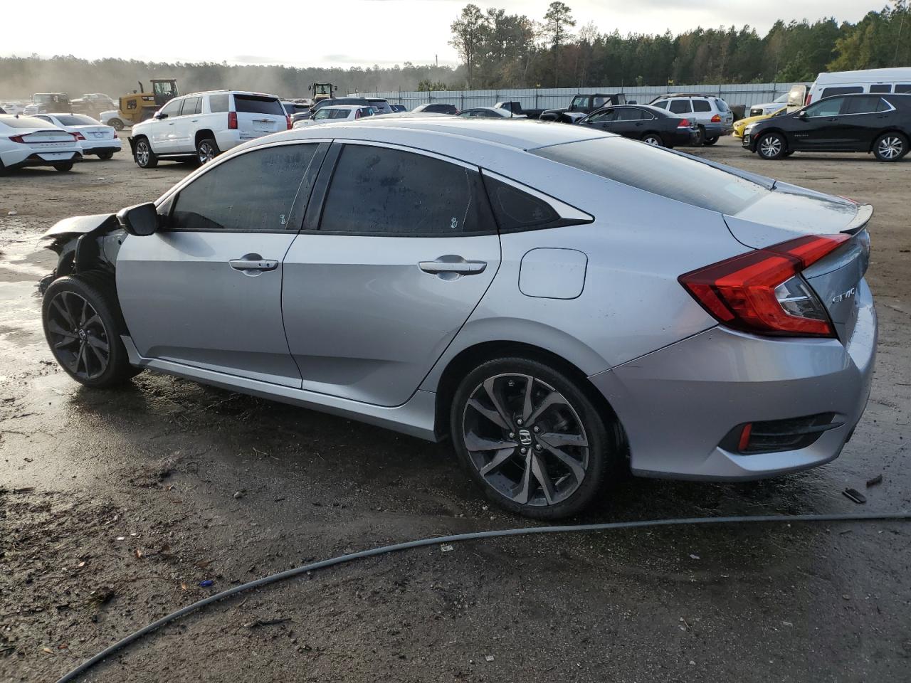 2019 Honda Civic VIN 2HGFC2F82KH500641 Copart auction photo, front end damage thumbnail 2