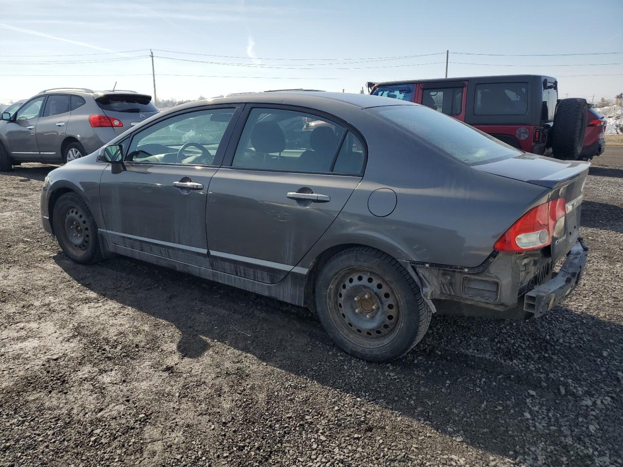 2010 Honda Civic VIN 2HGFA1F68AH042164 Copart auction photo, rear end / minor dent/scratches damage thumbnail 2