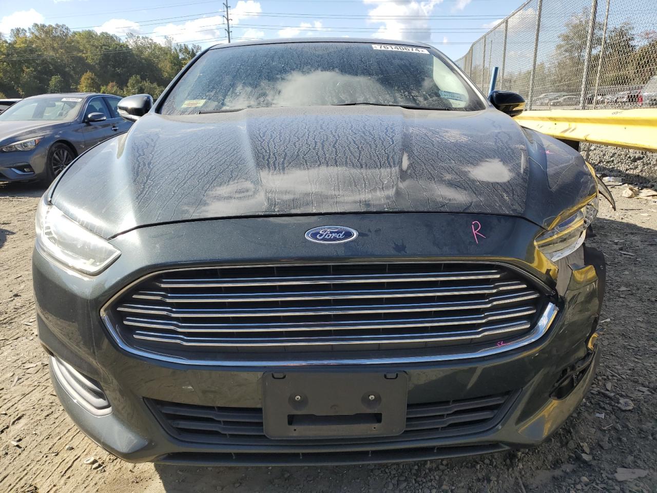 2016 Ford Fusion VIN 1FA6P0H73G5110535 Copart auction photo, front end damage thumbnail 5