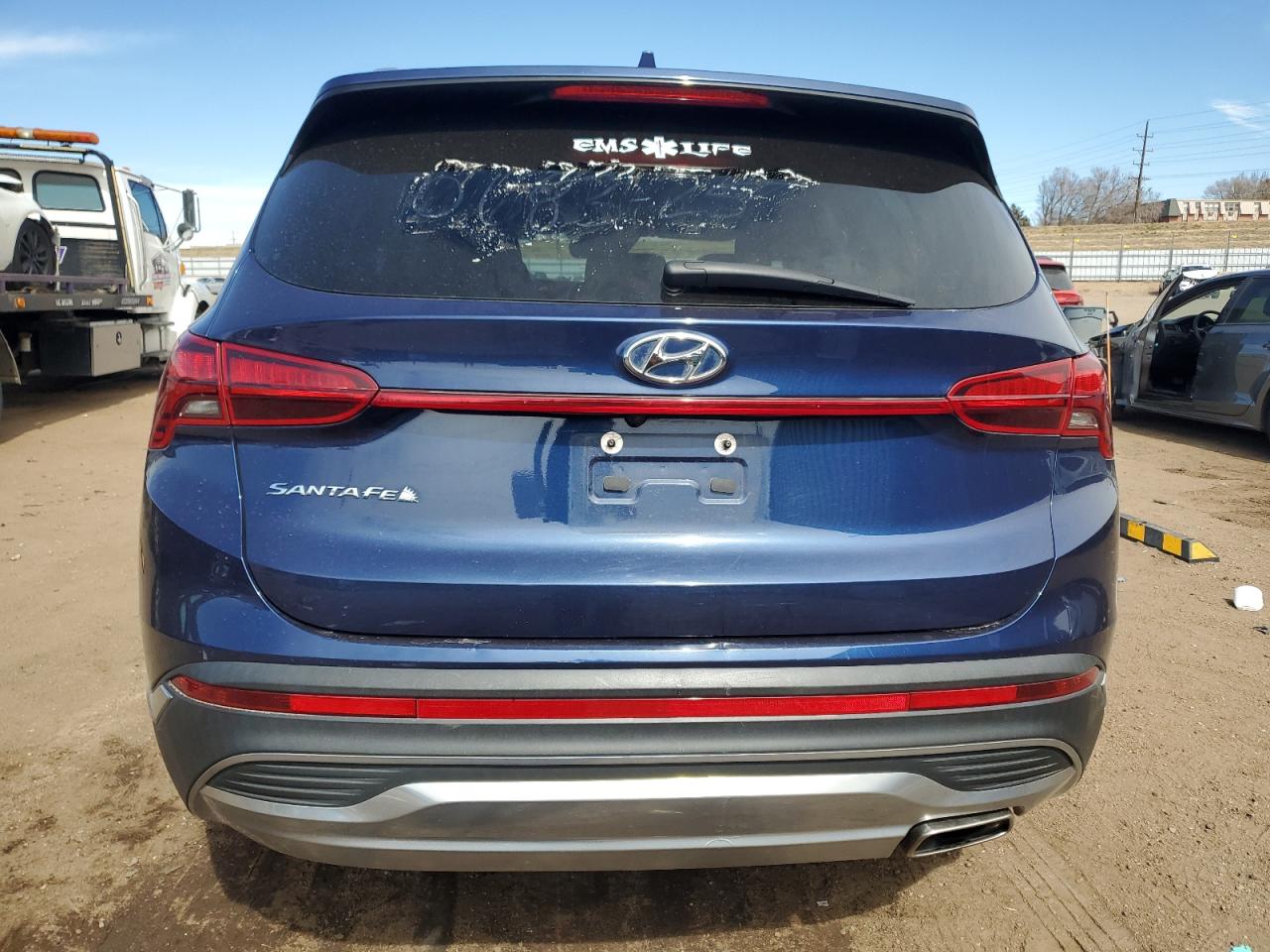 2021 Hyundai Santa Fe VIN 5NMS24AJ3MH326687 Copart auction photo, front end damage thumbnail 6