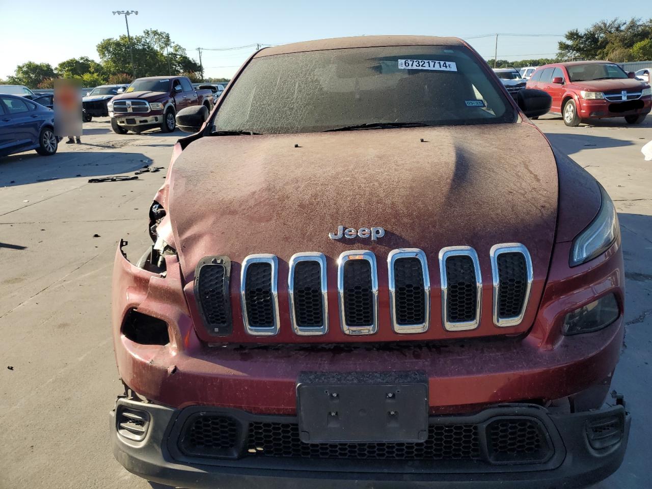 2016 Jeep Grand Cherokee VIN 1C4PJLAB5GW137911 Copart auction photo, front end damage thumbnail 5