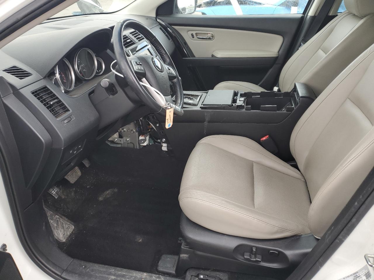 2015 Mazda CX-9 VIN JM3TB3CV1F0448375 Copart auction photo, front end / side damage thumbnail 7