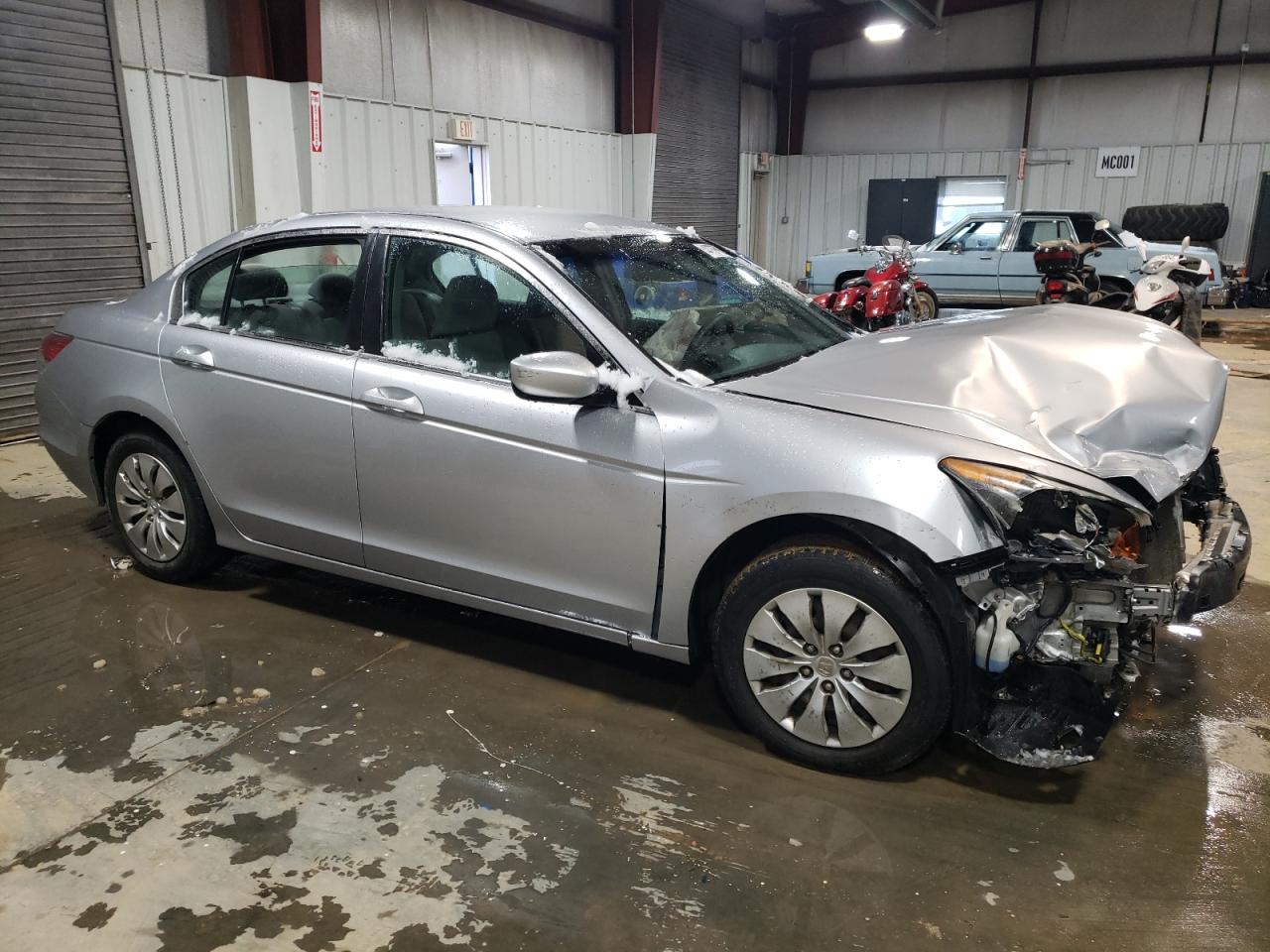 2009 Honda Accord VIN 1HGCP263X9A178402 Copart auction photo, front end / side damage thumbnail 4
