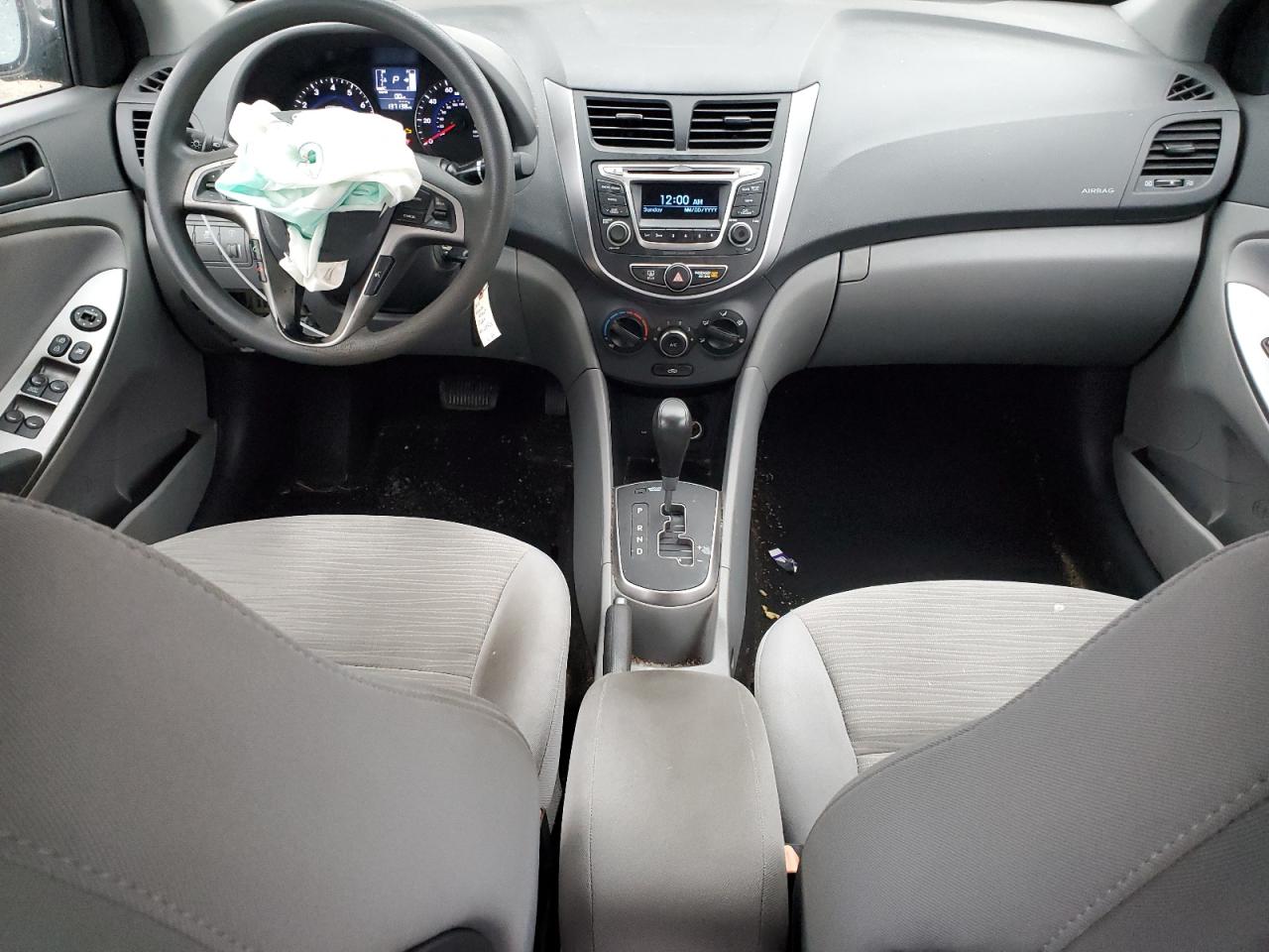 2016 Hyundai Accent VIN KMHCT4AE6GU048820 Copart auction photo, front end damage thumbnail 8