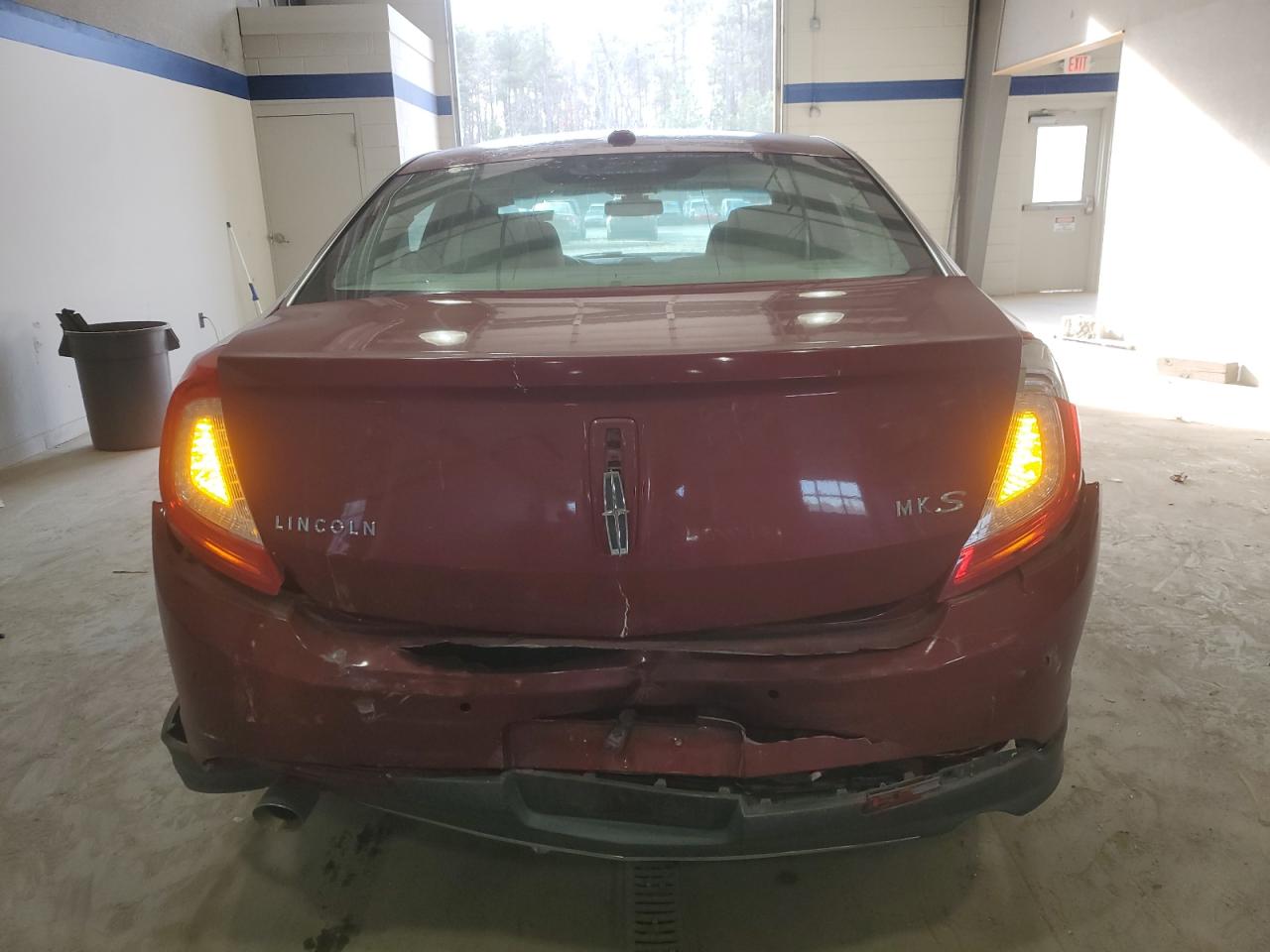 2013 Lincoln MKS VIN 1LNHL9DK7DG613414 Copart auction photo, front end / rear end damage thumbnail 6