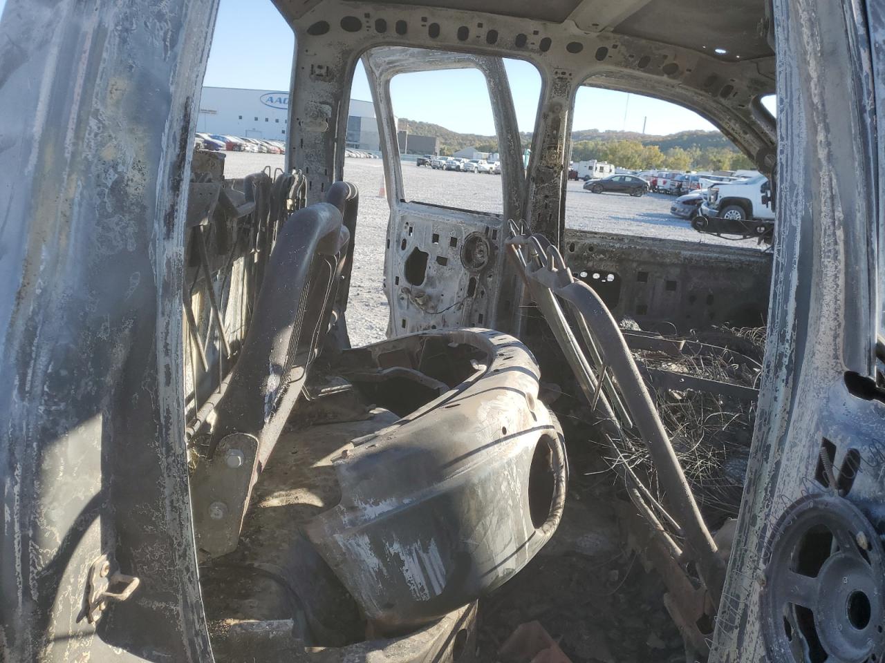 2005 Dodge RAM VIN 3D7MR48C55G819222 Copart auction photo, burn damage thumbnail 10