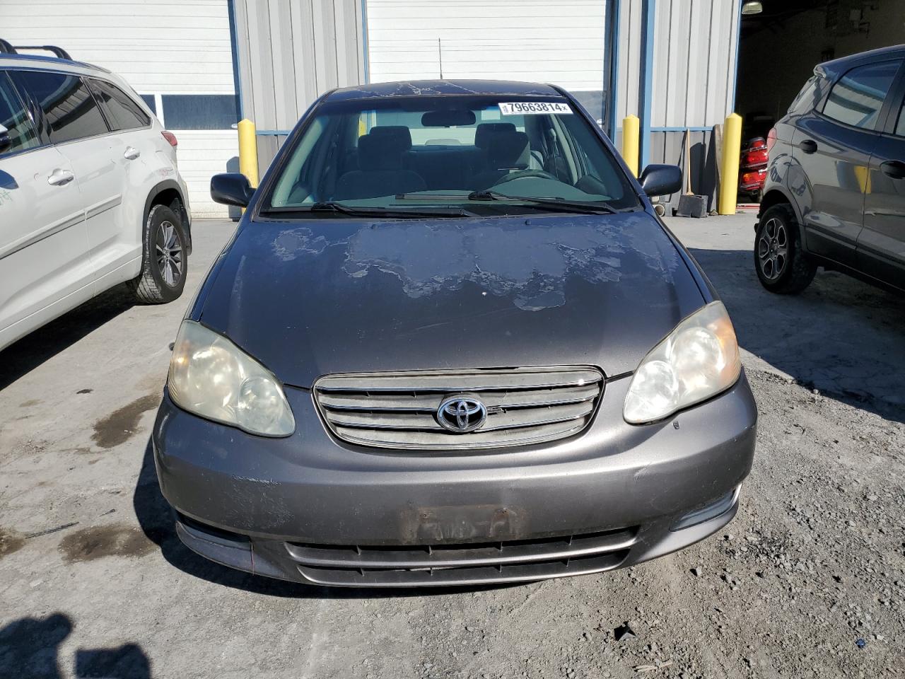 2003 Toyota Corolla VIN 1NXBR32E53Z127201 Copart auction photo, rear end / front end damage thumbnail 5