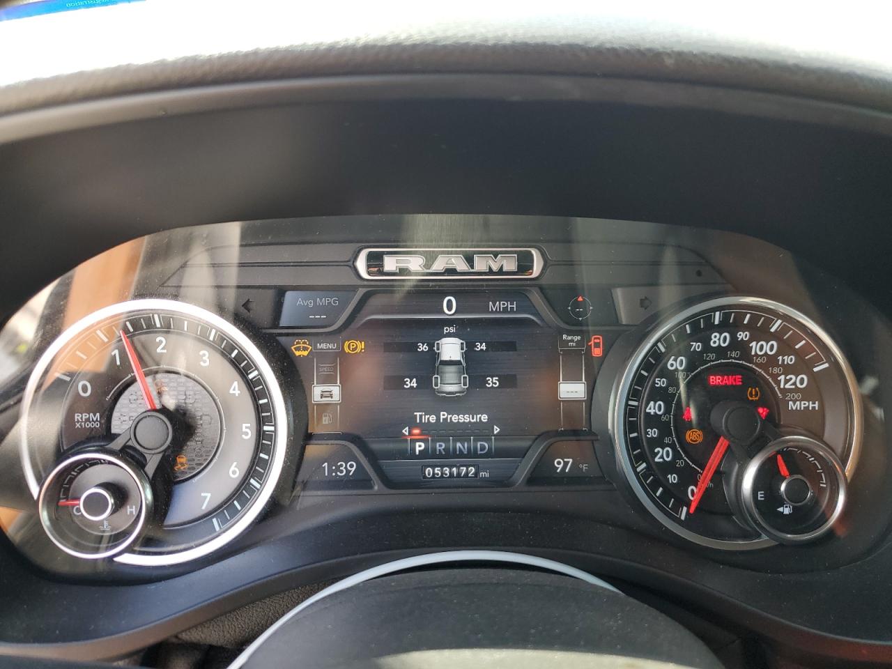 2019 RAM 1500 VIN 1C6SRFFT1KN907985 Copart auction photo, front end damage thumbnail 9