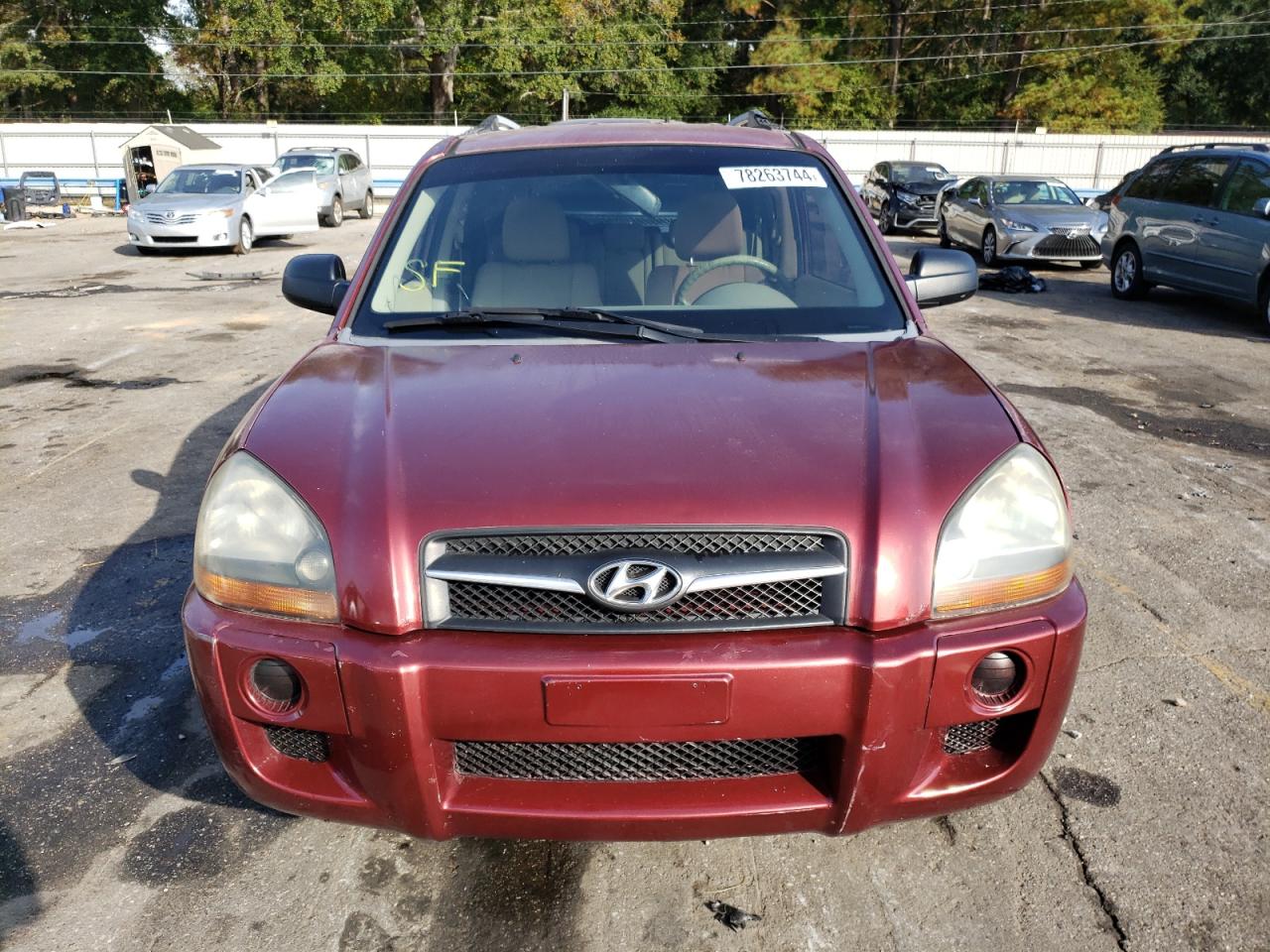 2009 Hyundai Tucson VIN KM8JM12B79U933957 Copart auction photo, side damage thumbnail 5