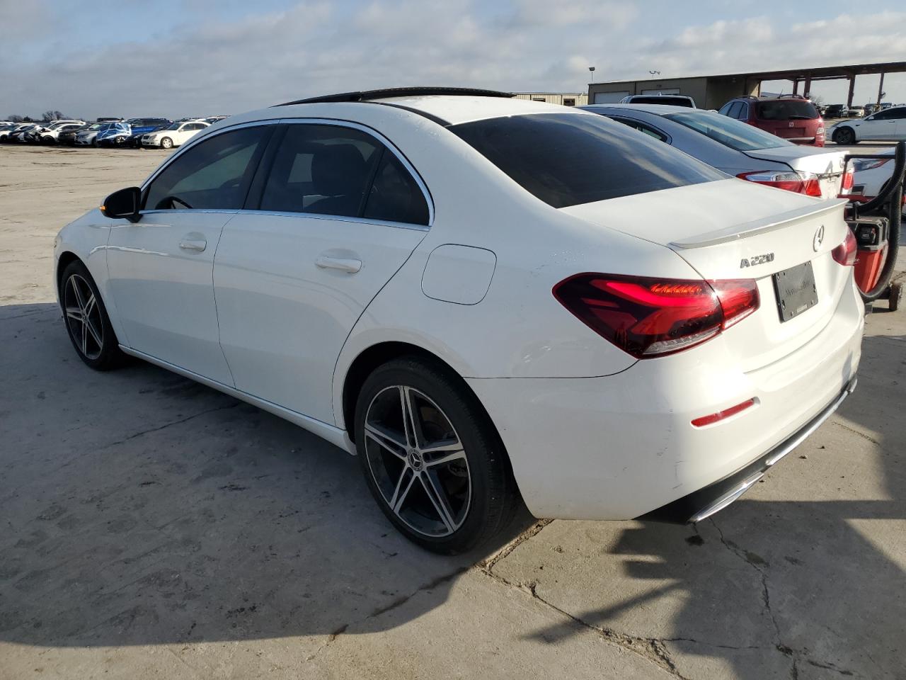 2019 Mercedes-Benz A-klasse VIN WDD3G4EB5KW012824 Copart auction photo, front end / hail damage thumbnail 2