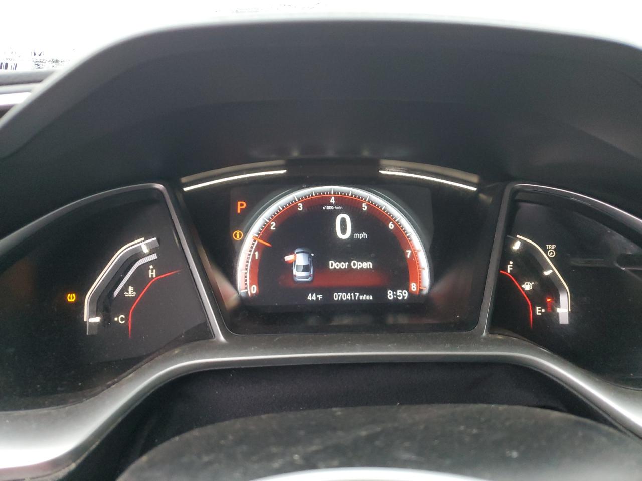 2021 Honda Civic VIN 2HGFC2F87MH524338 Copart auction photo, front end damage thumbnail 9